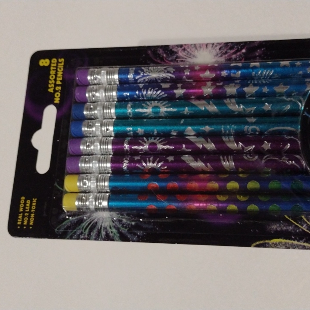 Y2K Pentech Fireworks Fashion Pencils